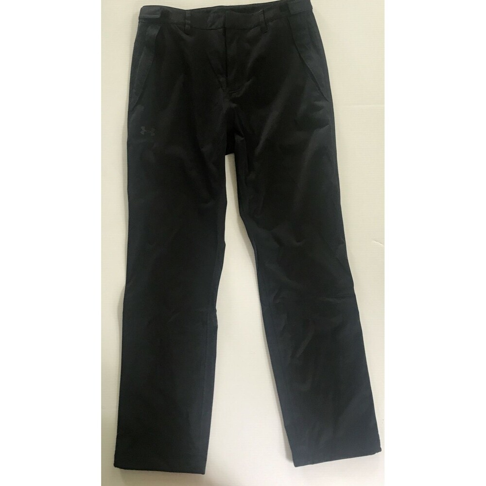 Under Armour Storm Stretch Black Water Resistant Pants Men's Loose Fit Small